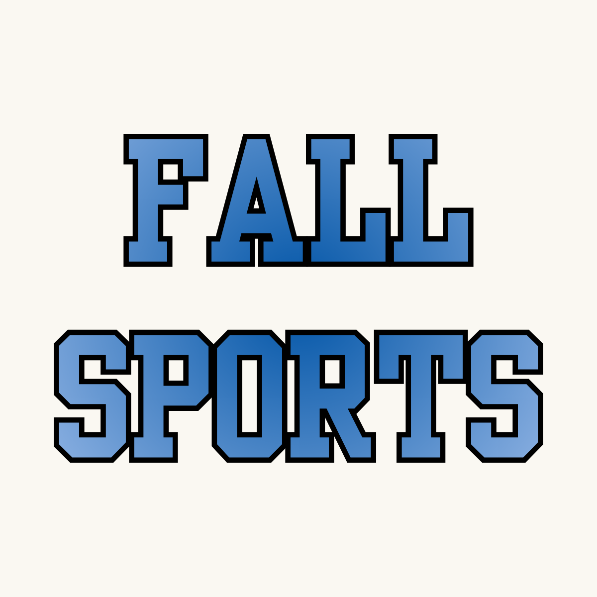 All Fall Sports